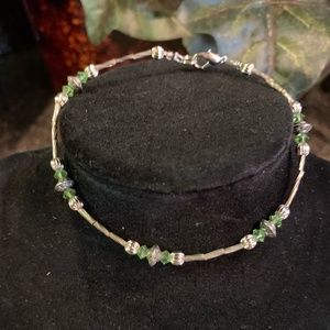 Handcrafted Swarovski Crystal Ankle Bracelet